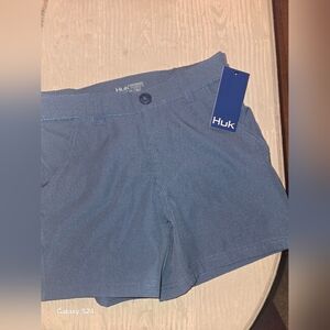 Huk Boys YM Casual Shorts Pursuit Short Blue New NWT